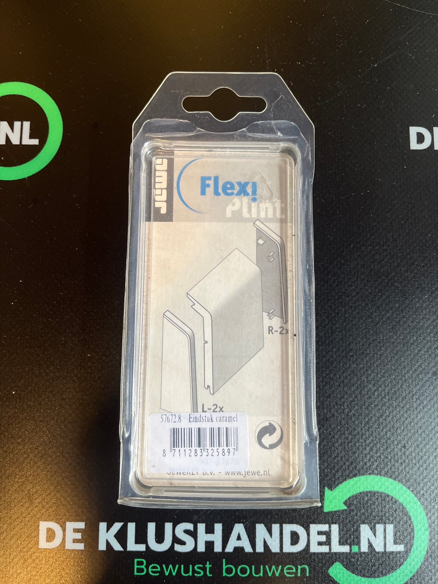 JeWe eindstop caramel 4 stuks