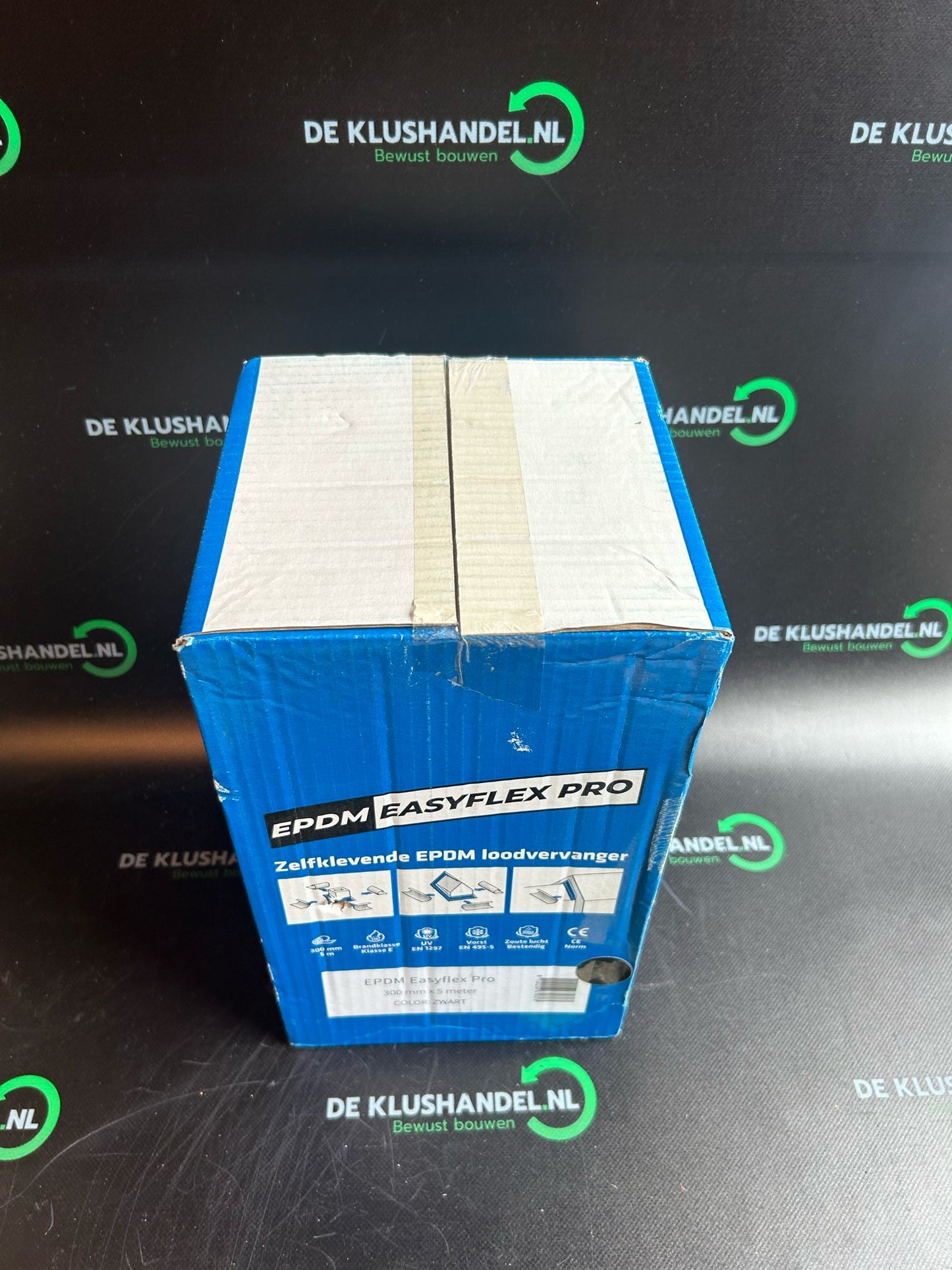 EPDM Easyflex pro 300mm x 5 meter zwart