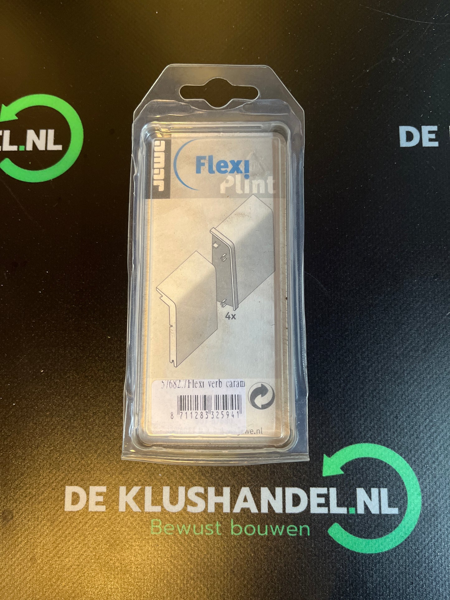 JeWe verbindingsstuk caramel 4 stuks