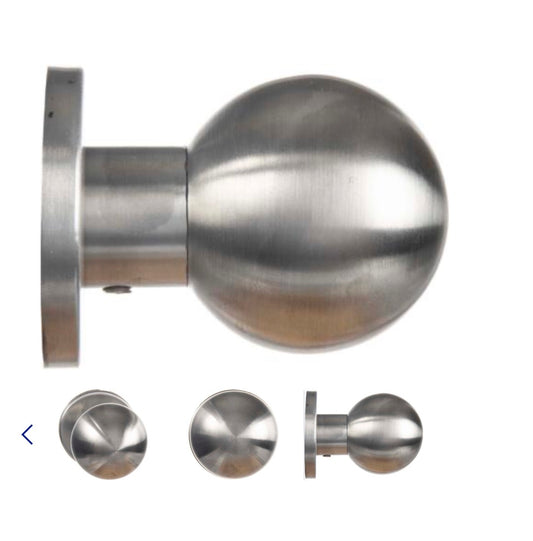 Linea Bertomani Deurbol 50mm RVS incl cylinder rozet
