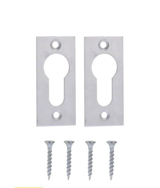 Avenue cilinderplaat recht aluminium 2 stuks