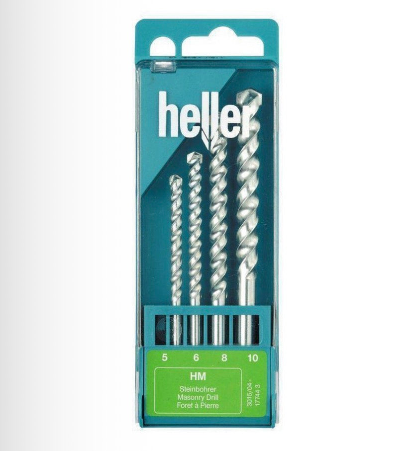 Heller 17744-3 HM steenborenset 4-delig