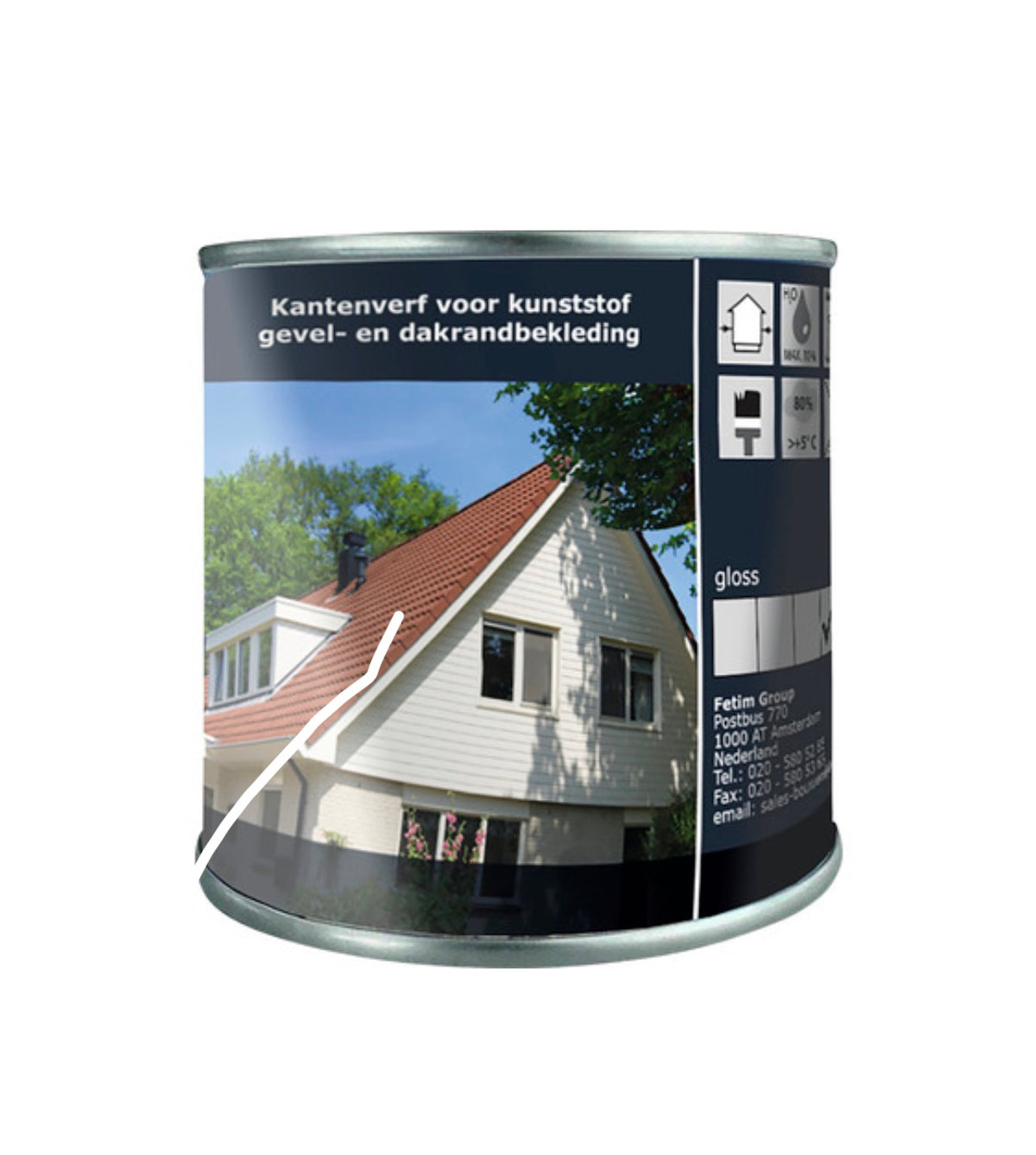 Escade Kantenlak | antraciet RAL7016 | 250ml