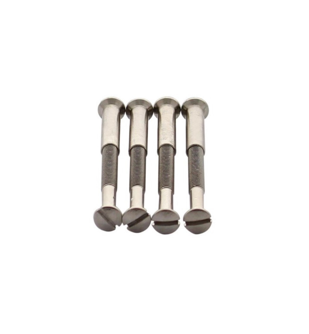 Patentbout m4x38mm vernikkeld 4st.