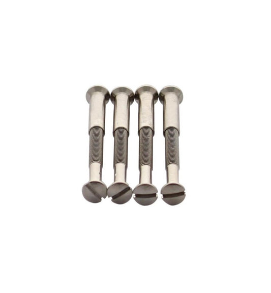 Patentbout m4x38mm vernikkeld 4st.