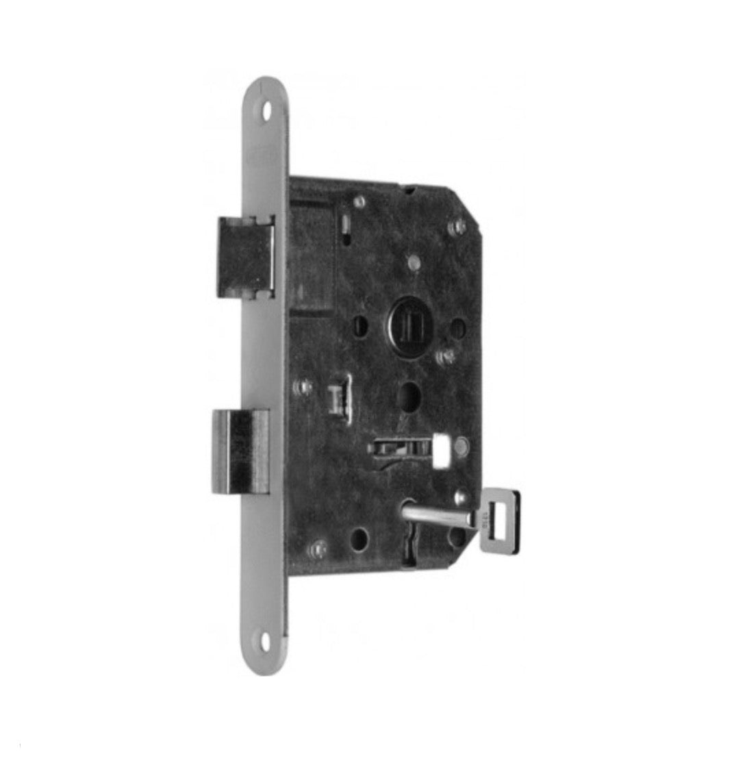 Nemef binnendeurslot - 1266/4 - klaviersleutel - DM 50 mm - RVS - L/R