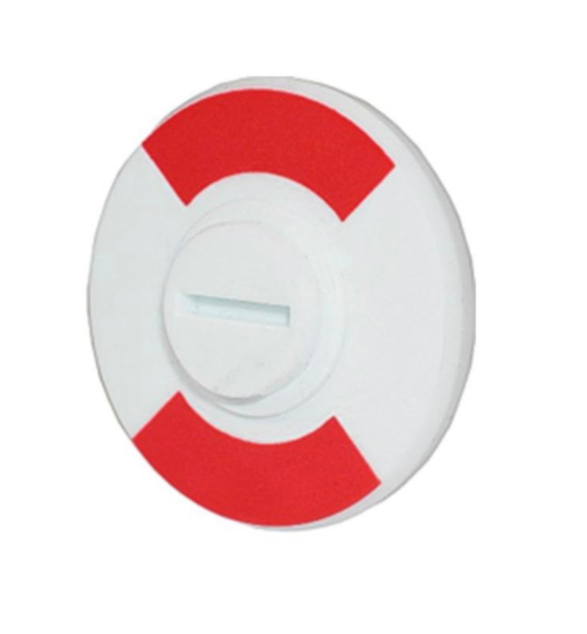 Wc plaatje rood-wit 8mm