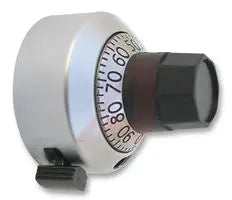 Bourns 22.2mm Knop Chrome Potentiometer voor 6.35mm shaft