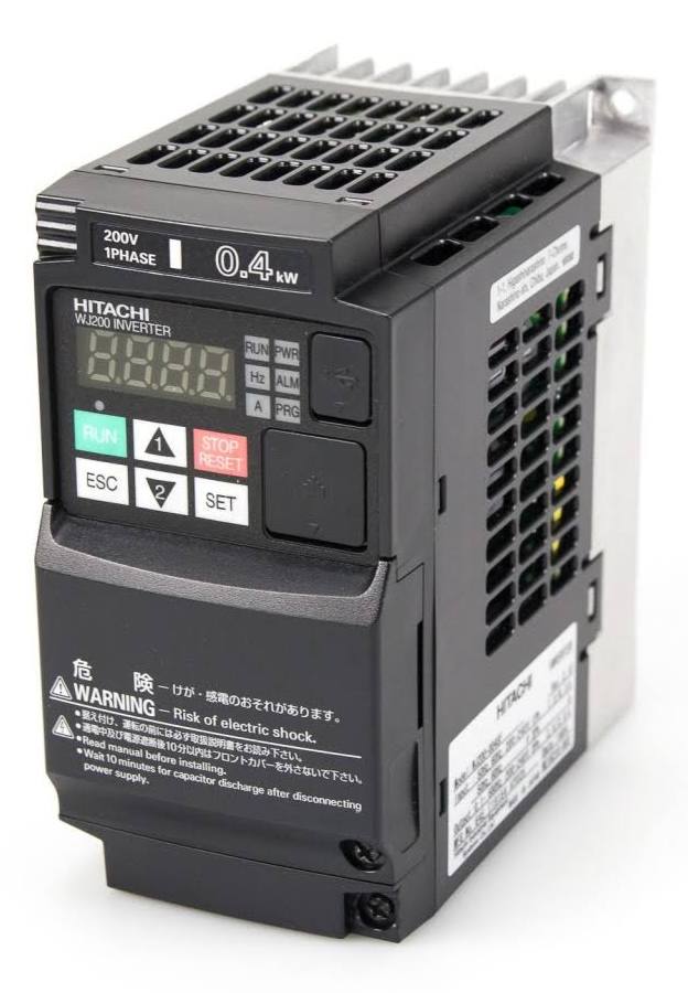 Hitachi inverter WJ200-004SF | 0.4kW/0.55kW | Frequentieregelaar