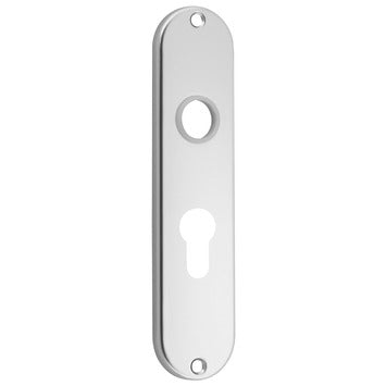 Schild ovaal aluminium Cilinder 55mm