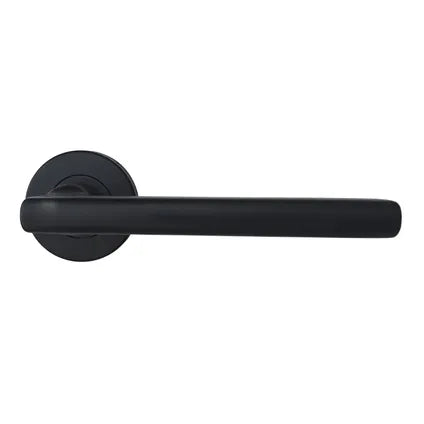 Deurkruk op Rozet Crescendo - Roestvrij Staal - Zwart Mat - 160 mm