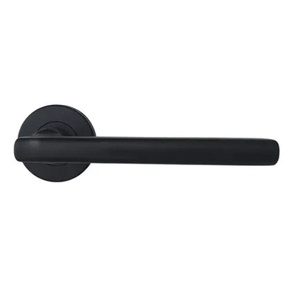 Deurkruk op Rozet Crescendo - Roestvrij Staal - Zwart Mat - 160 mm