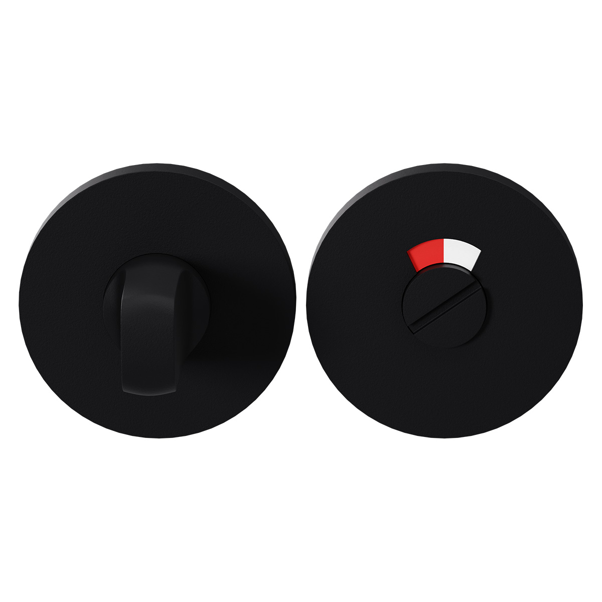 GPF8903VZ / GPF 0903 toiletgarnituur 53x6mm stift 8mm zwart / RVS