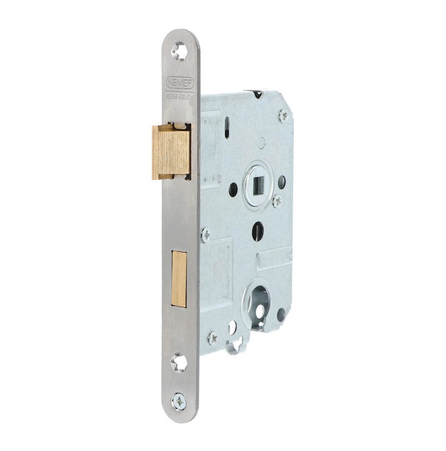 Nemef binnendeurslot - 1269/17 - Cilinder - PC 55 mm - RVS - L/R