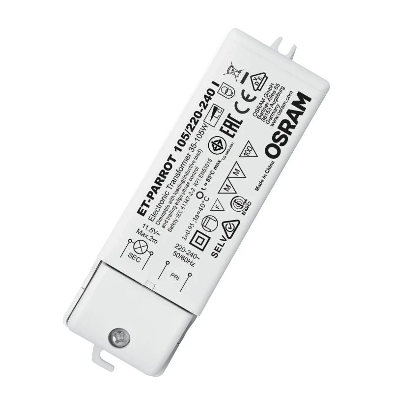 Osram ET-PARROT Transformator | 35W/105W 12V/240V | Dimbaar IP20