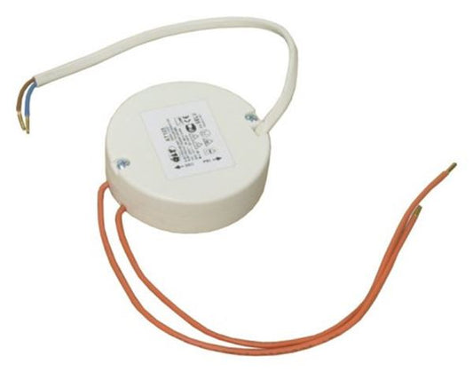 QLT AT 70 | 230V | elektronische halogeen transformator | 12V | 20-70W | rond 53x19mm