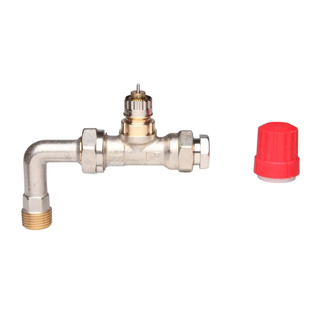 Danfoss radiatorkraan | RA-N |  15 knel | 1/2” | Afsluiter | Messing