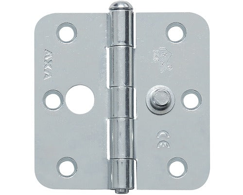 AXA | Scharnier | Gegalvaniseerd  | 76 x 76 | Ronde hoeken