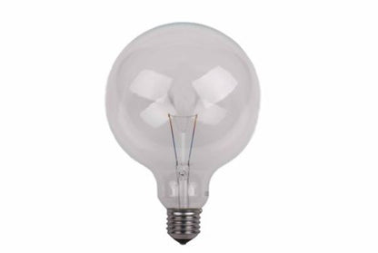 Globe lamp 40W E27 230V 125mm versterkte constructie helder