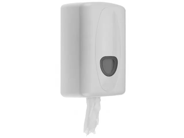 PlastiQline Poetsroldispenser Centerfeed Mini Kunststof Wit
