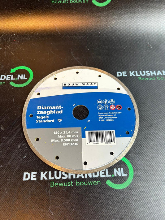 Bouwmaat Tegels standard Diamantzaagblad 180 mm