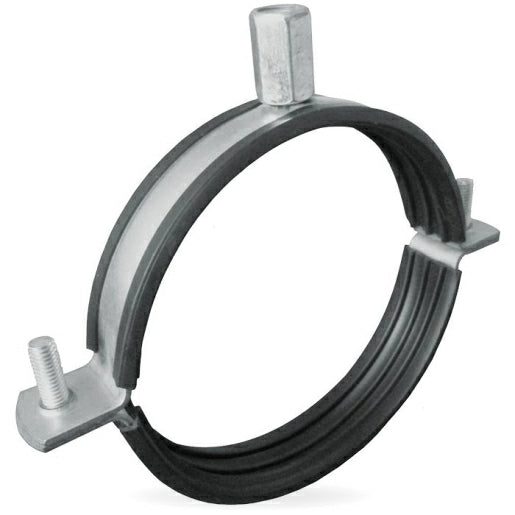 Mounting bracket for spiral tube Ø 150mm with rubber insert